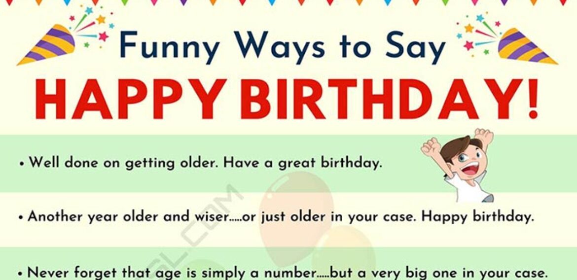 30+ Funniest Happy Birthday Messages